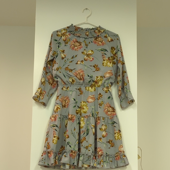 Floral Ruffle Dress - Picture 1 of 4